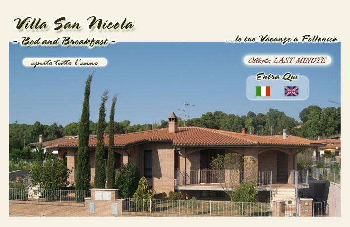 Villa San Nicola B&B Follonica Dış mekan fotoğraf